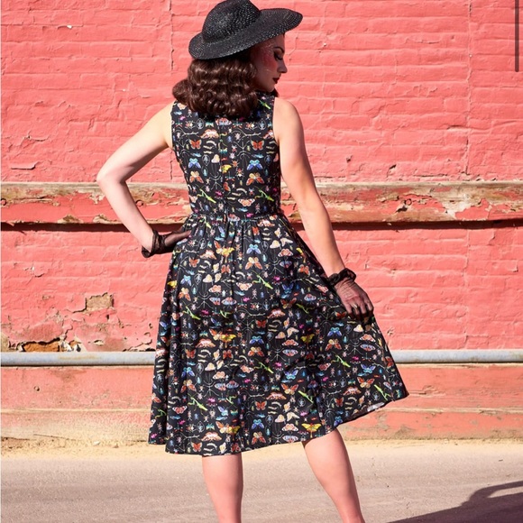 Insect Midi Dress by Retrolicious - Picture 6 of 10